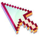 3D Early Sunrise Pixel pointer