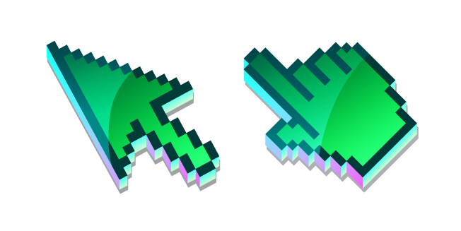 3D Emerald Moss Pixel