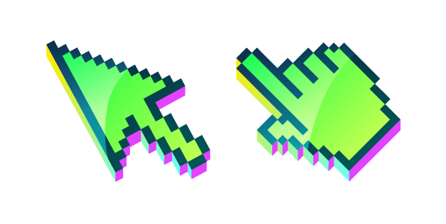 3D Grass Green Pixel