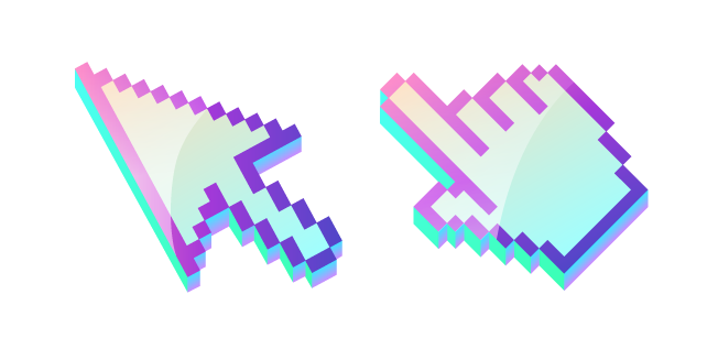 3D Morning Sky Blue Pixel