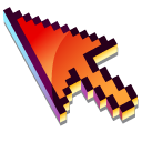 3D Red Mars Pixel pointer