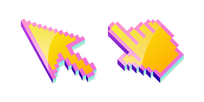 3D Spice Yellow Pixel