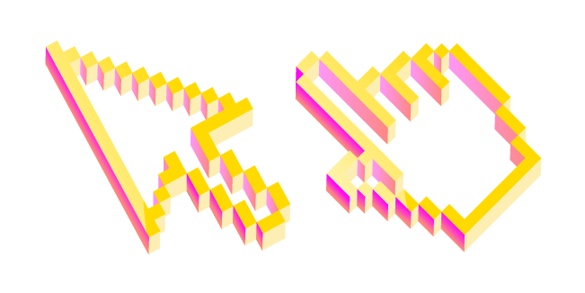 3D Yellow Pixel
