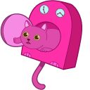 Adventure Time Alarm Cat cursor