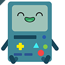 Adventure Time BMO Sits pointer