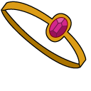 Adventure Time Elbow Princess and Golden Band pointer