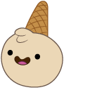 Adventure Time Grape Popsicle and Ice Cream cursor