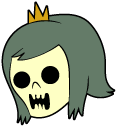 Adventure Time Skeleton Princess and a Crown cursor