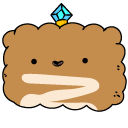 Adventure Time Strudel Princess and Crown cursor