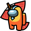 Among Us Aang Character cursor