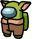 Among Us Baby Yoda Character cursor