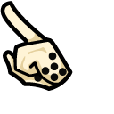 Among Us Banana Bubble Tea Character pointer