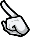 Among Us Baymax White Character pointer