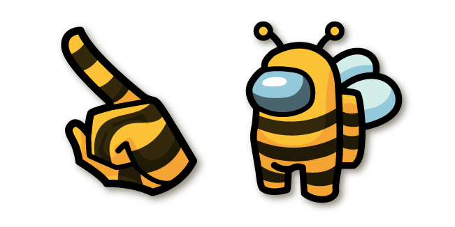 Among Us Bee Character