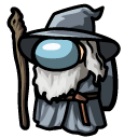 Among Us Beige Wizard Gandalf Character cursor
