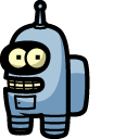 Among Us Bender Character cursor