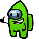 Among Us BfDI Leafy Character cursor