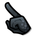 Among Us Black HTTYD Toothless Dragon Character pointer