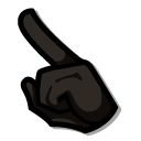 Among Us Black Sherlock Holmes Character pointer