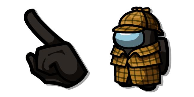 Among Us Black Sherlock Holmes Character
