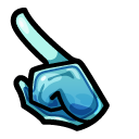 Among Us Blue Aquarium with Golden Fish Character pointer