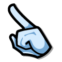 Among Us Blue Bluey Heeler Character pointer