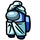 Among Us Blue Character After Bath cursor