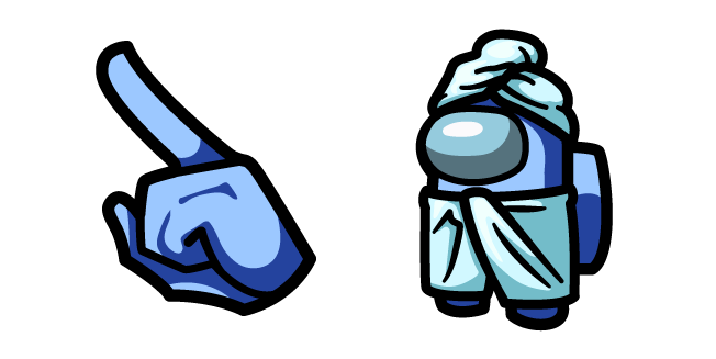 Among Us Blue Character After Bath