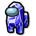 Among Us Blue Sapphire Character cursor