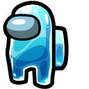Among Us Blue Water Character cursor