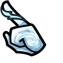 Among Us Blue Wind Character pointer