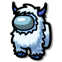 Among Us Blue Yeti Character cursor