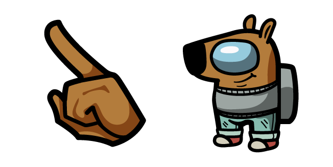 Among Us Brown Chill Guy Character