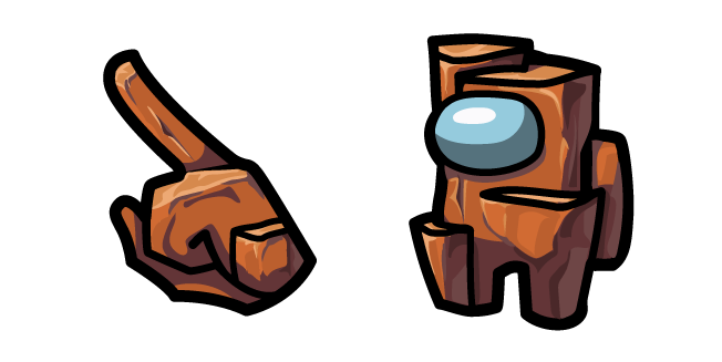 Among Us Brown Earth Character