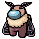 Among Us Brown Moth Character cursor