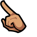 Among Us Brown Squirrel Character pointer