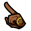 Among Us Brown Steampunk Character pointer