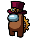Among Us Brown Steampunk Character cursor