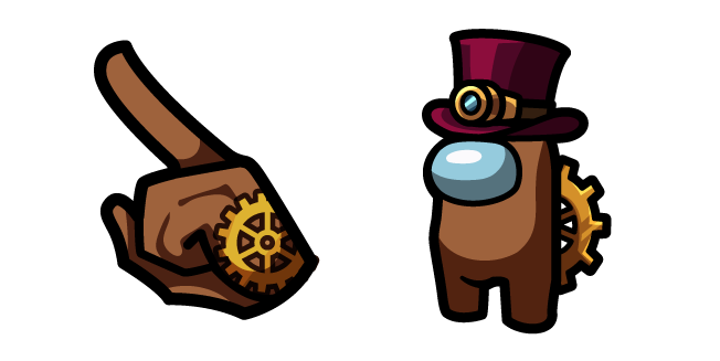Among Us Brown Steampunk Character