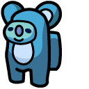 Among Us BT21 Koya Character cursor