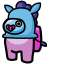 Among Us BT21 Mang Character cursor