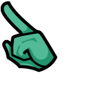 Among Us Bulbasaur Character pointer