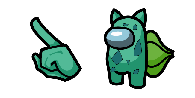 Among Us Bulbasaur Character