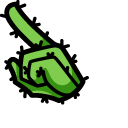 Among Us Cactus Character pointer