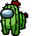 Among Us Cactus Character cursor