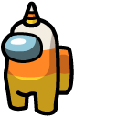 Among Us Candy Corn Character cursor