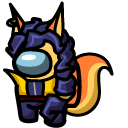 Among Us Carmelita Fox Character cursor