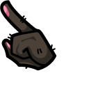 Among Us Cat Character pointer