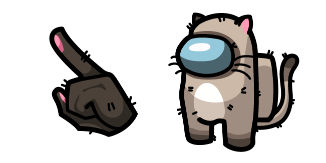 Among Us Cat Character