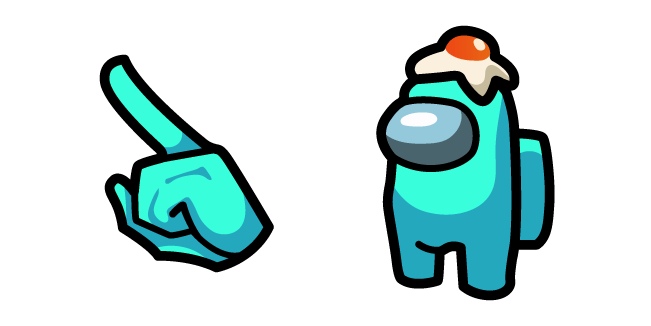 Among Us Character with Egg Hat